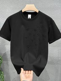 Embroidered T-Shirt – Trendy European Style, Short Sleeve, Unique & VersatileAzizaK