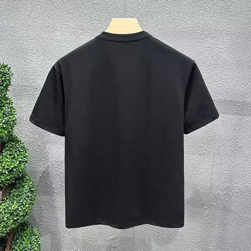 Embroidered T-Shirt – Trendy European Style, Short Sleeve, Unique & VersatileAzizaK