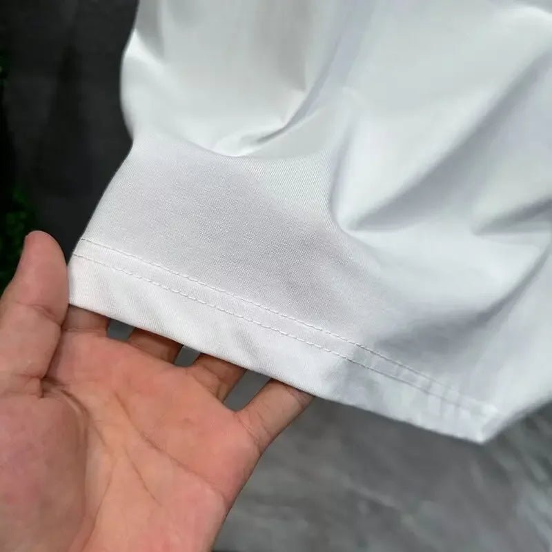 Embroidered T-Shirt – Trendy European Style, Short Sleeve, Unique & VersatileAzizaK