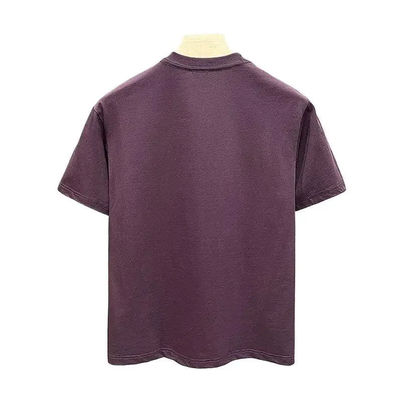 Embroidered T-Shirt – Trendy European Style, Short Sleeve, Unique & VersatileAzizaK