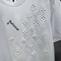 Embroidered T-Shirt – Trendy European Style, Short Sleeve, Unique & VersatileAzizaK