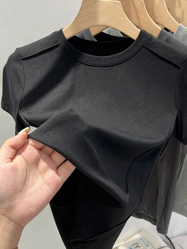 Essential Cotton T-Shirt – 7 ColorsAzizaK