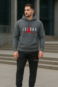 Jordan-Inspired Tracksuit – Sporty 2-Piece Set with Hoodie & Joggers
