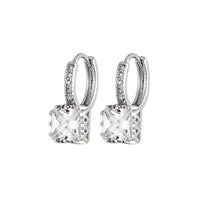 Fashionable square zircon dangle earringsAzizaK