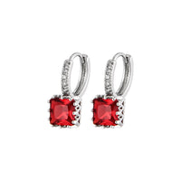 Fashionable square zircon dangle earringsAzizaK