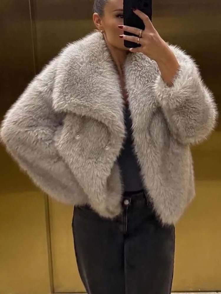 Faux Fur JacketAzizaK