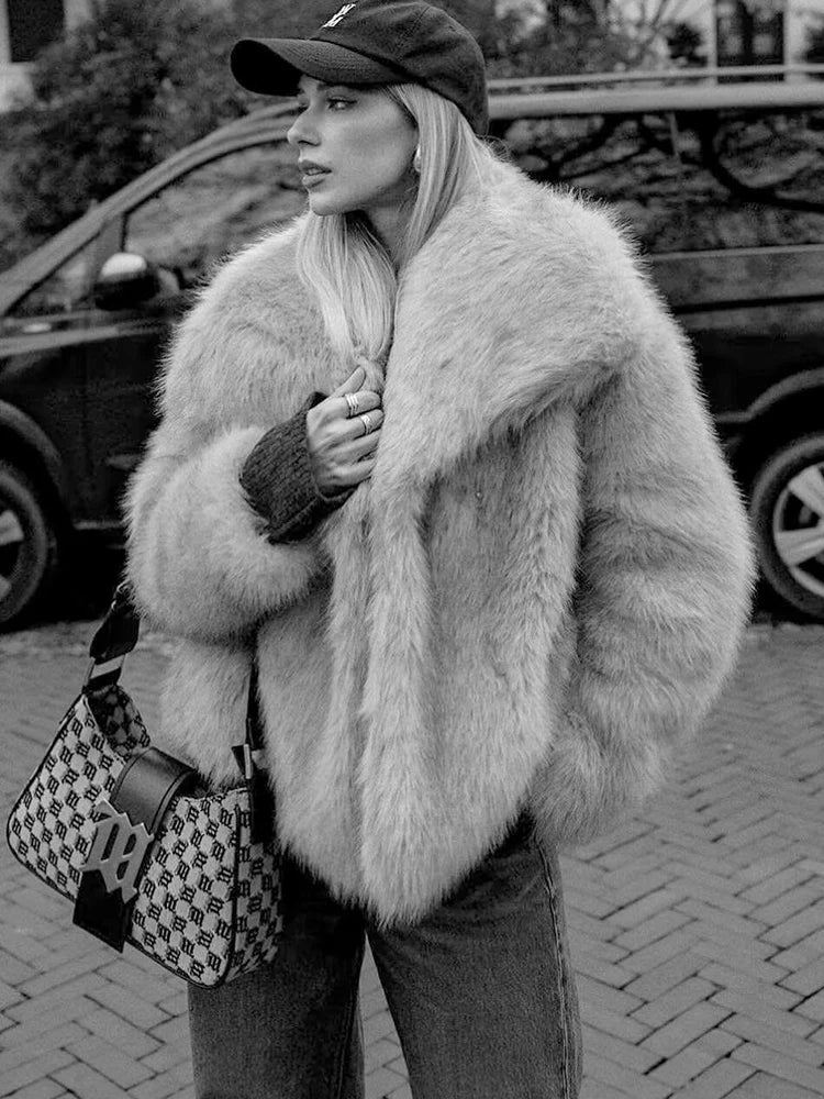 Faux Fur JacketAzizaK