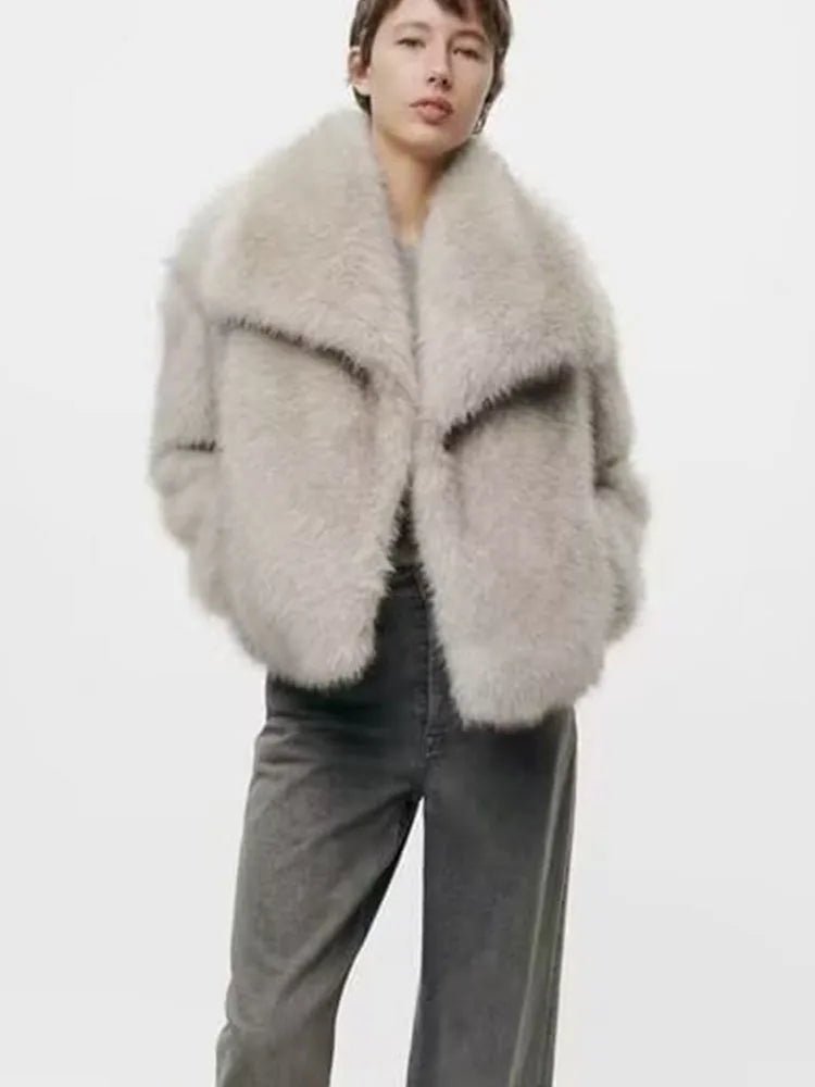 Faux Fur JacketAzizaK