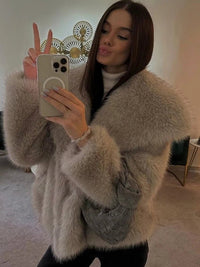 Faux Fur JacketAzizaK