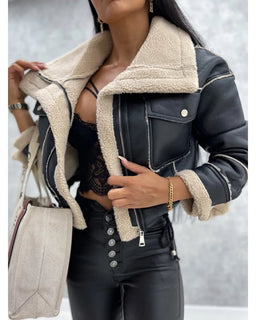 Faux leather jackets OR thick warm black leatherAzizaK