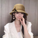 Fedoras Hat Elegant Vintage Bowknot WoolAzizaK