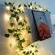 Flower Green Leaf String Lights Artificial Vine Fairy Lights Battery Powered Christmas Tree Garland Light for Weeding Home DecorAzizaK