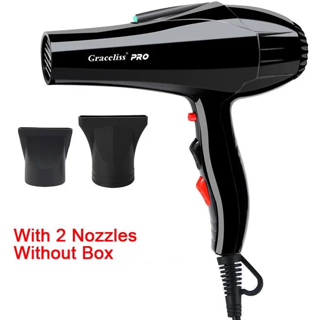 For hairdresser and hair salon long wire EU Plug Real 2300w power professional blow dryer salon Hair Dryer hairdryerAzizaK