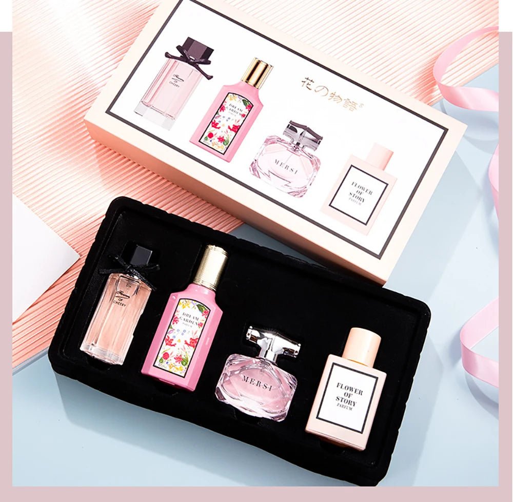 Four Piece Perfume Set 110ml Long Lasting Floral Fragrance Pheromone Eau De Parfum CologneAzizaK