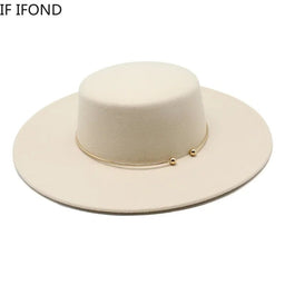 French Style 10cm Wide Brim Derby Top HatAzizaK