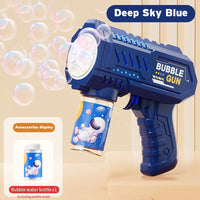 Fully Automatic Space Bubble Blowing Toy Bubble Gun Outdoor Bubble Machine Holiday Gift Toy (Without Bubble Water)AzizaK