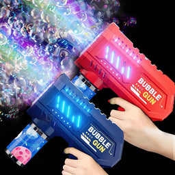 Fully Automatic Space Bubble Blowing Toy Bubble Gun Outdoor Bubble Machine Holiday Gift Toy (Without Bubble Water)AzizaK