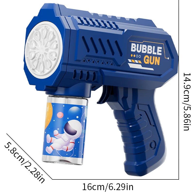 Fully Automatic Space Bubble Blowing Toy Bubble Gun Outdoor Bubble Machine Holiday Gift Toy (Without Bubble Water)AzizaK