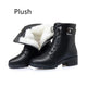 Genuine Leather Platform Ankle Boots Winter Autumn Plush FurAzizaK