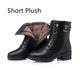 Genuine Leather Platform Ankle Boots Winter Autumn Plush FurAzizaK