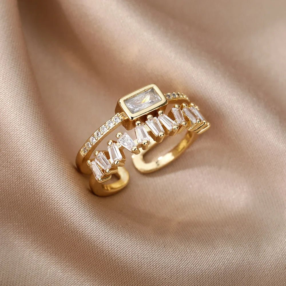 Gold Color Stainless Steel RingAzizaK