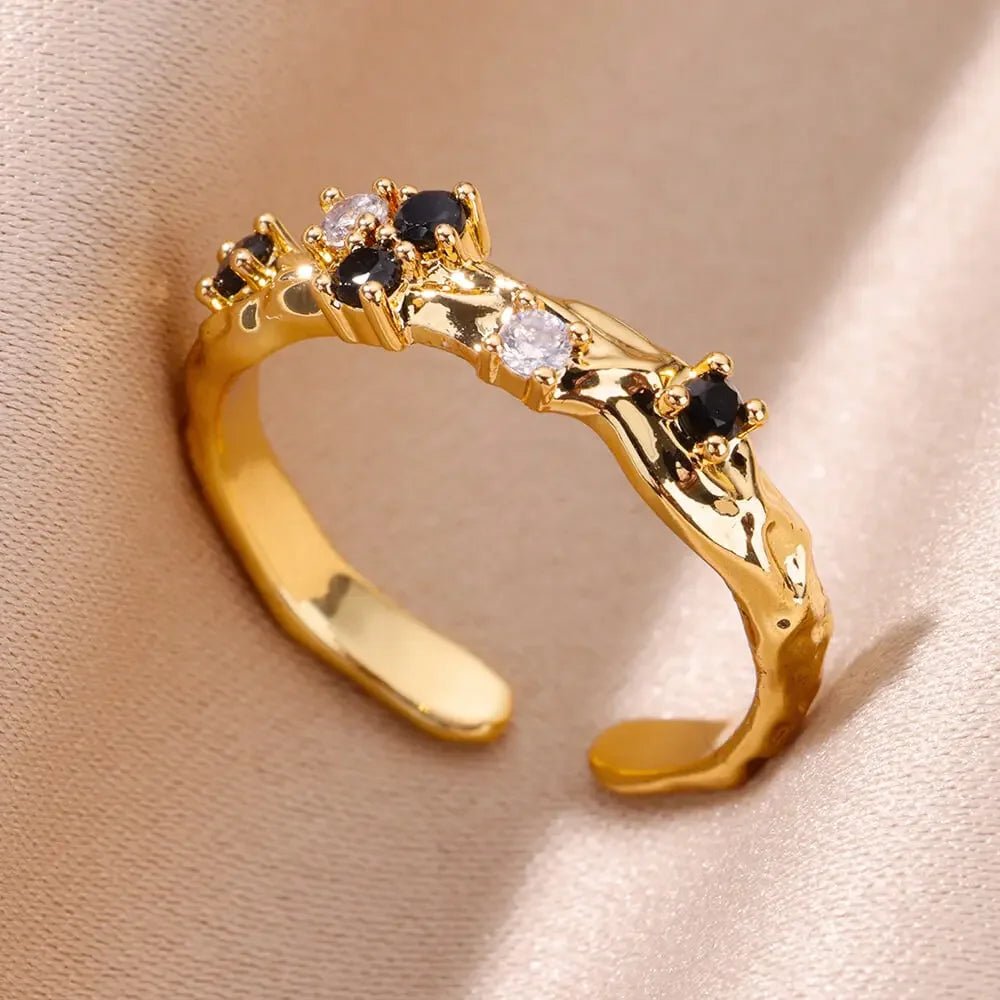 Gold Color Stainless Steel RingAzizaK