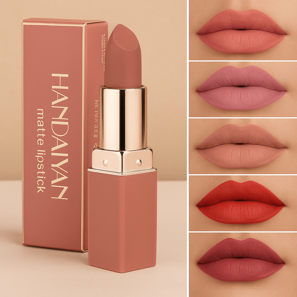 HANDAIYAN Matte Lipstick – Waterproof, Long - Lasting & Velvet FinishAzizaK