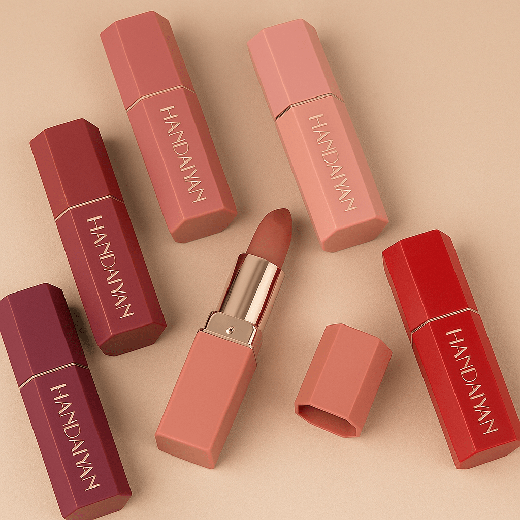 HANDAIYAN Matte Lipstick – Waterproof, Long - Lasting & Velvet FinishAzizaK