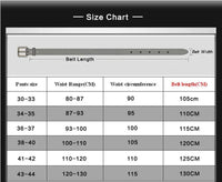 High Quality Genuine Leather Belt for Men 3.8 CM with Brass Pin Buckle Pure Cowhide Vintage Strap for JeansAzizaK