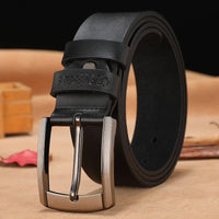 High Quality Genuine Leather Belt for Men Luxury Designer Belt Cowhide Strap MaleAzizaK