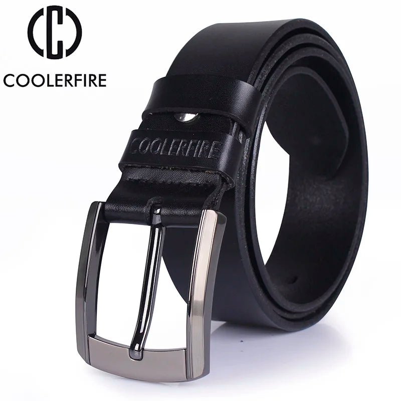 High Quality Genuine Leather Belt for Men Luxury Designer Belt Cowhide Strap MaleAzizaK