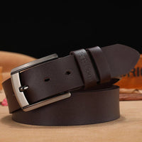 High Quality Genuine Leather Belt for Men Luxury Designer Belt Cowhide Strap MaleAzizaK