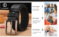 High Quality Genuine Leather Belt for Men Luxury Designer Belt Cowhide Strap MaleAzizaK