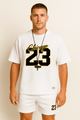 🏖️ High - Quality Korean Style Men's Summer Set – Printed T-Shirt & Beach ShortsAzizaK