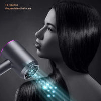 High speed hair dryer with blue light and negative ions, low noise, constant temperature and fast dryingAzizaK