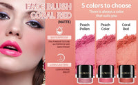 ILISYA Face Blusher Powder Cheek Rouge Nourishing Nude Makeup Brightening Complexion Repair Cosmetics MaquiagemAzizaK