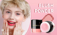 ILISYA Face Blusher Powder Cheek Rouge Nourishing Nude Makeup Brightening Complexion Repair Cosmetics MaquiagemAzizaK