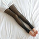 Insulated Tights Legs Faux Translucent Warm Plush Lined ElasticAzizaK