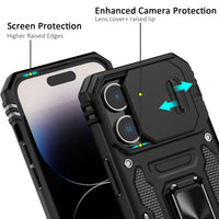 iPhone Case with Ring Holder Anti - Drop Cover with Camera KickstandAzizaK