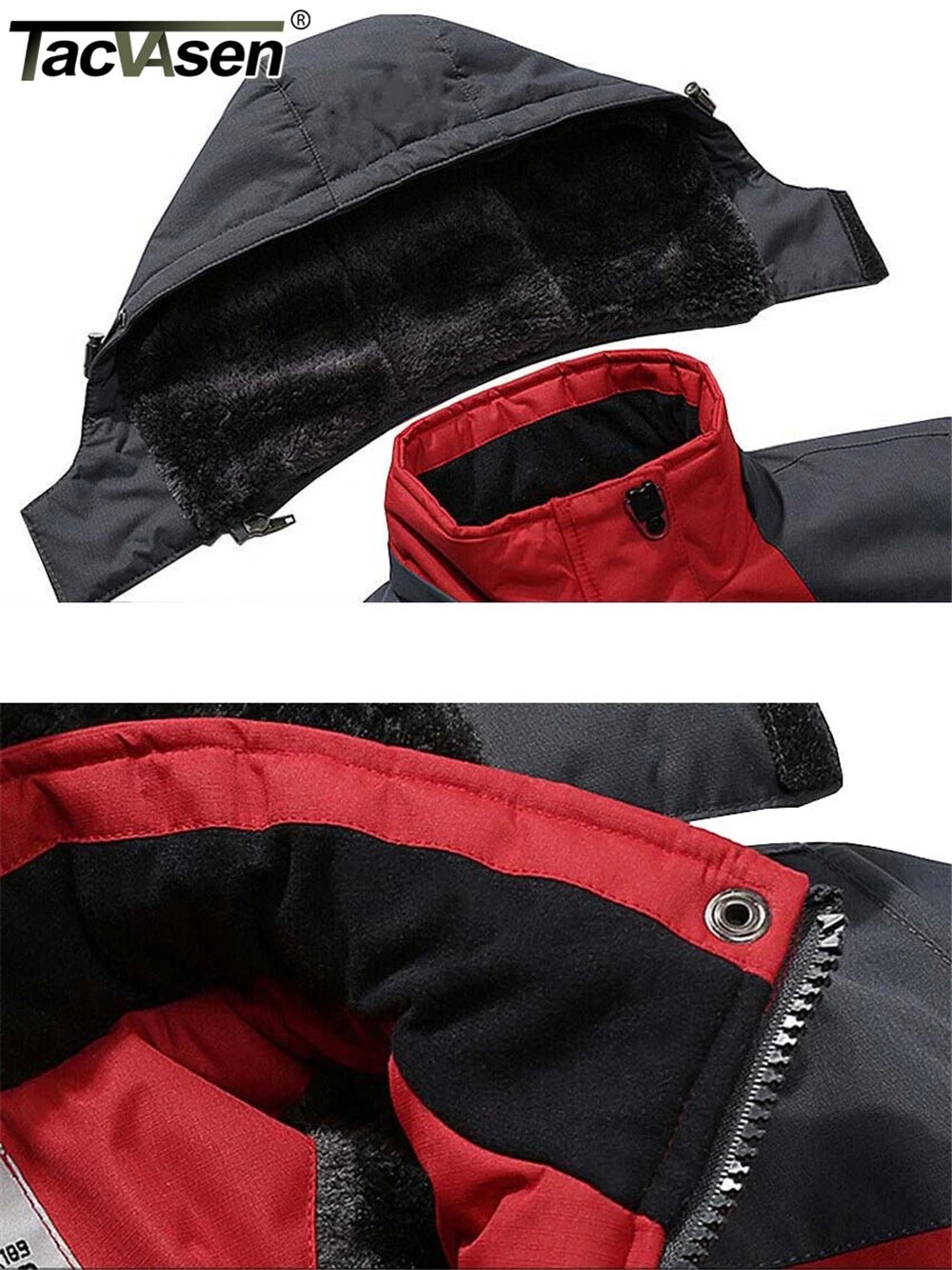 Jackets TACVASEN Fleece Lining MountainAzizaK