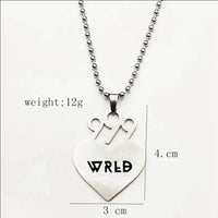 Juice WRLD stainless steel pendant necklace for women and menAzizaK