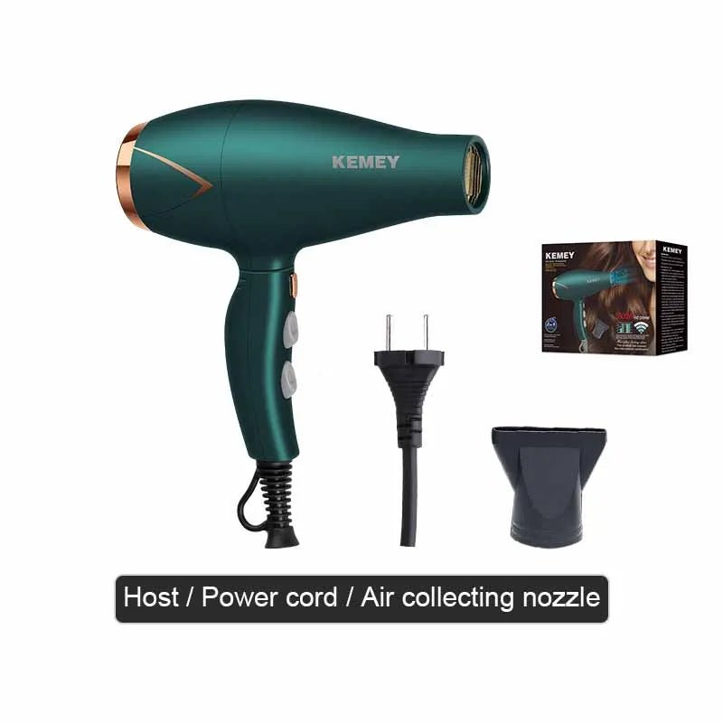 Kemei 3500W Hot and Cold Wind Hair Dryer Foldable Compact Blow Dryer Hairdryer Hair Styling Tools for Salons and Household UseAzizaK