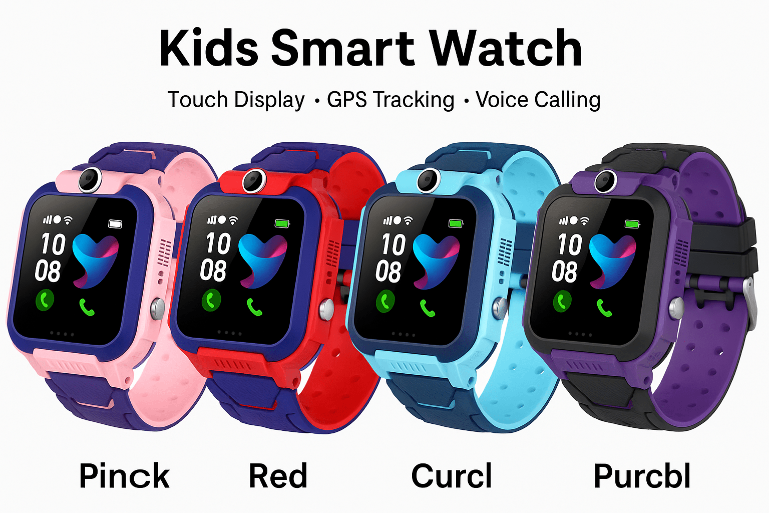 Kids Smart Watch SOS Anti - lost GPS Location Camera Sim CardAzizaK
