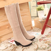 knee length boots, reversible inner fur, on the boot by means of a zipperAzizaK