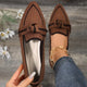 Knitted Pointed Flats – Women’s Breathable Slip - OnsAzizaK