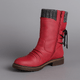 Lace - up side zip snow bootsAzizaK