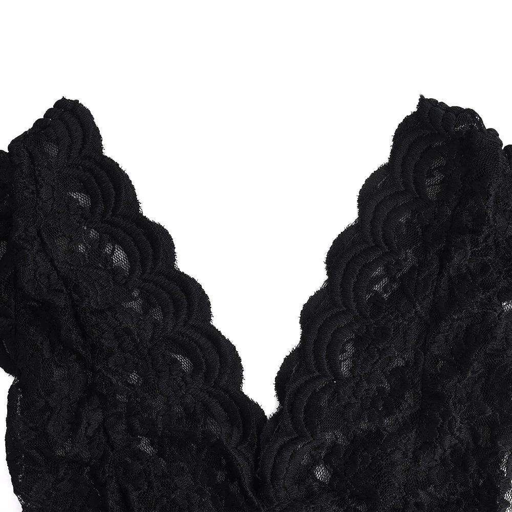 Lace V - Neck Tank TopAzizaK