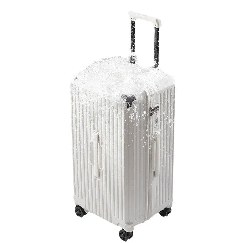 Large Capacity Valise Smart Travel Trolley Suitcase Luggage With USB Charger And Cup HolderAzizaK