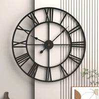 Large Size 3D Modern Wall Clock with Roman NumeralsAzizaK