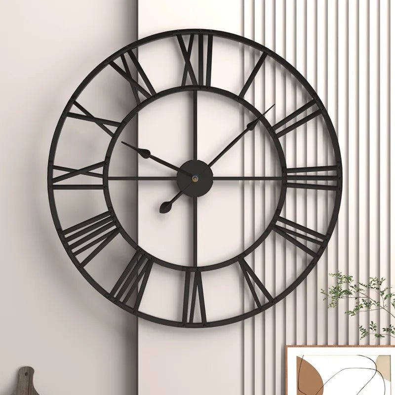 Large Size 3D Modern Wall Clock with Roman NumeralsAzizaK